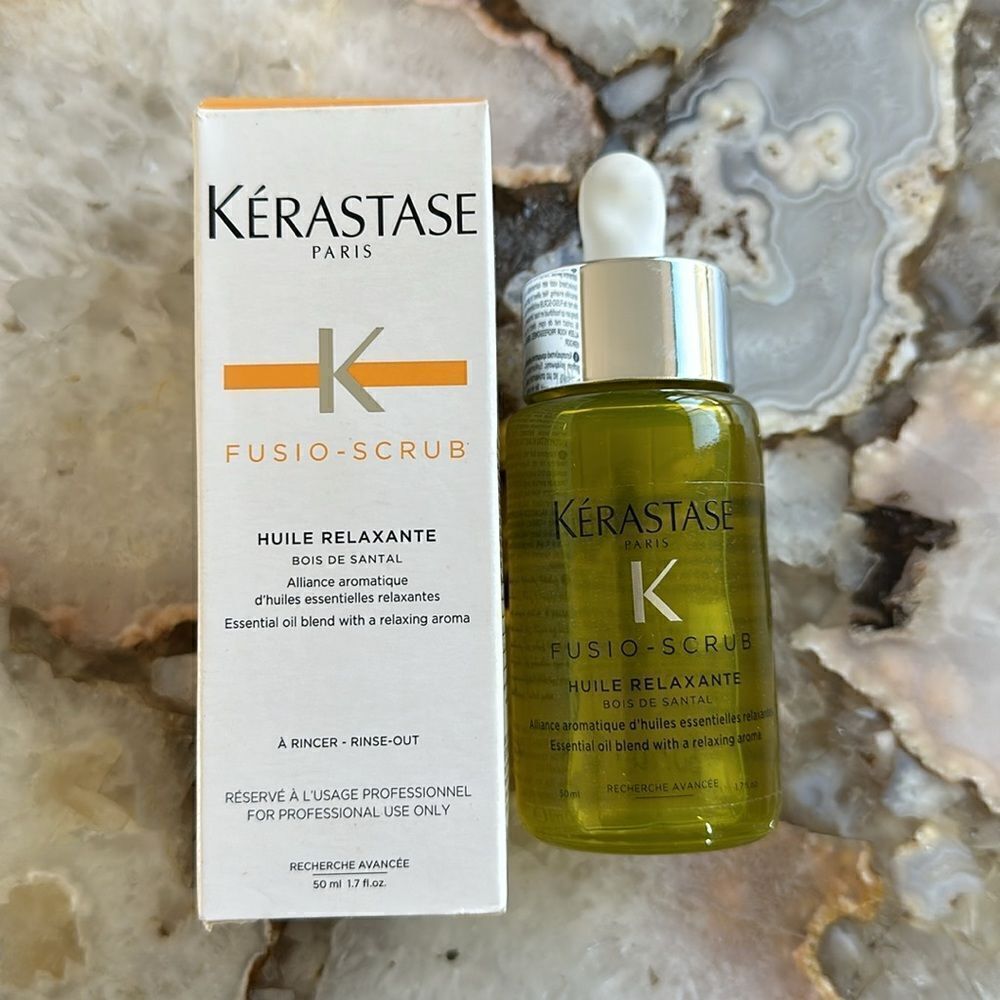 KERASTASE‎ | FUSIO-SCRUB huile relaxante | BOIS DE SANTAL essential oil | 1.7oz.